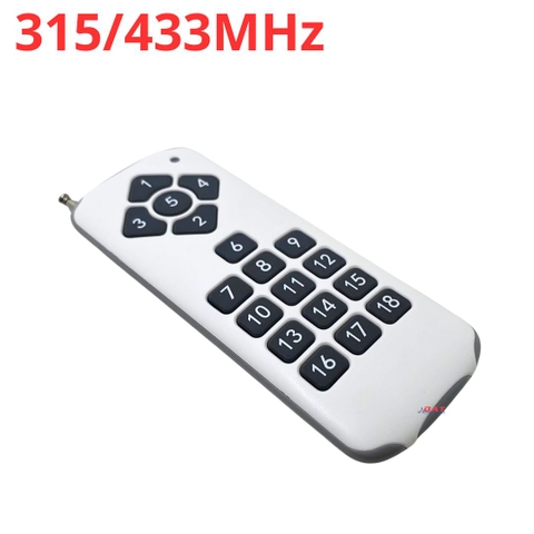 Remote RF Điều Khiển Từ Xa 18 Nút 315Mhz 433Mhz