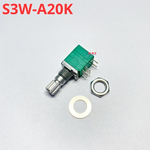 S3W-A20K Chiết Áp Đôi Công Tắc 8 Chân Loại A 20K