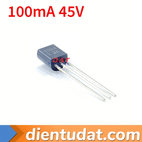Transistor S9014 TO-92 NPN 100mA 45V