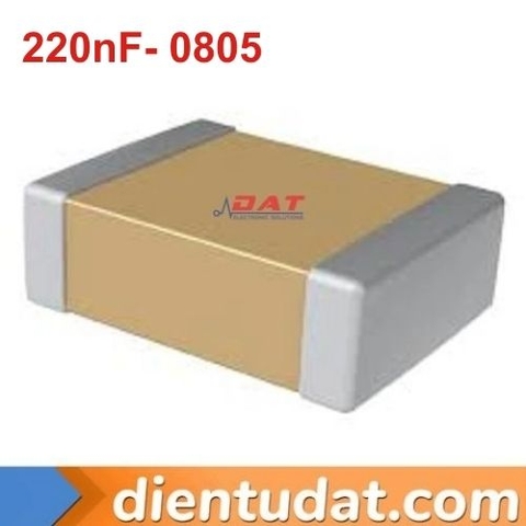 Tụ Dán 224K 0.22uF 220nF 50V 0805 SMD 10% - Mã 224