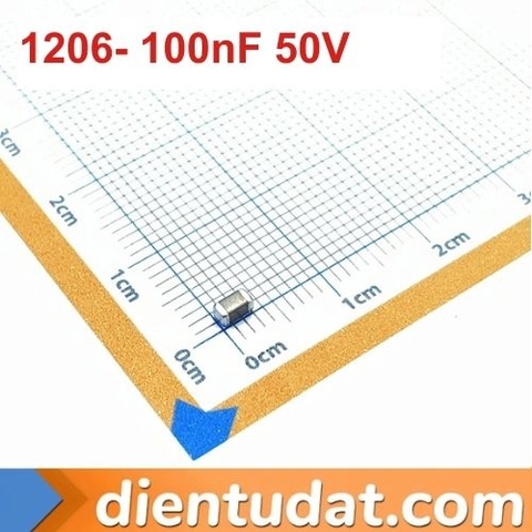 Tụ Dán 104 100nF 50V 1206 SMD 10%