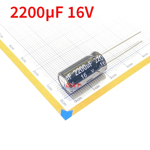 Tụ Hóa 2200uF 16V 10*20mm
