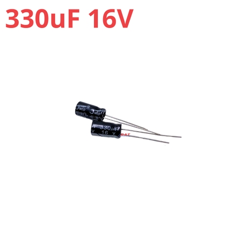 Tụ Hóa 330uF 16V 6*11mm
