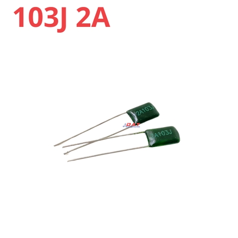 Tụ Polyester 2A 103J 10nF 100V