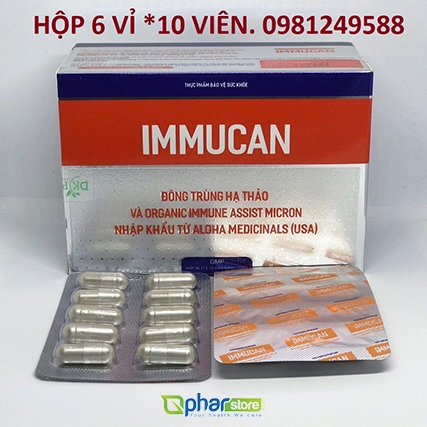 Immucan - Đông trùng hạ thảo và 5 loại nấm quý cho người ung thư