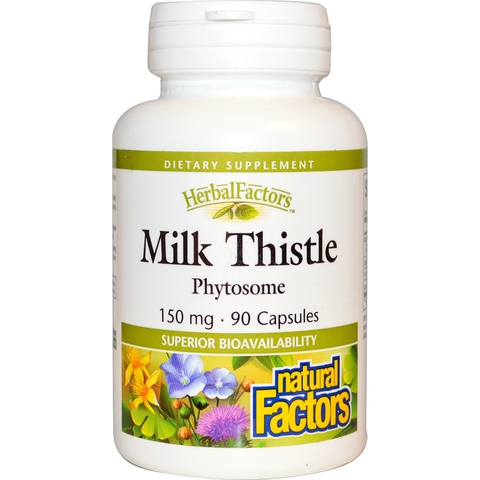 Viên hỗ trợ điều trị giải độc gan, xơ gan Milk Thistle Phytosome, hiệu HerbalFactors®