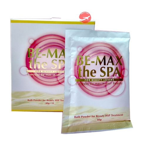 Bột tắm trắng Be-Max The Spa Bath Powder Nhật Bản hộp 12 gói