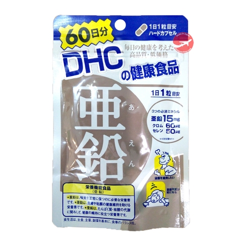 Viên uống bổ sung Kẽm DHC (60 Ngày) của Nhật