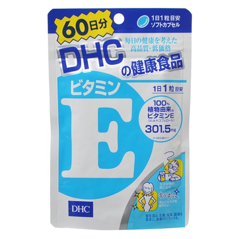 Viên uống DHC bổ sung vitamin E 60 ngày