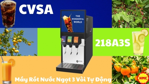 Máy Rót Nước Ngọt 3 Vòi 218A3S – 218B3S – 218Z3S Giải Pháp Tối Ưu Cho Mọi Mô Hình Kinh Doanh Đồ Uống