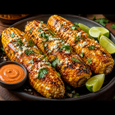 Công Thức Và Cách Làm Bắp Nướng Bơ Ớt Chipotle Kiểu Mexico