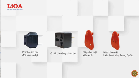 🌟 Bộ đổi nối đa năng du lịch thương hiệu LiOA