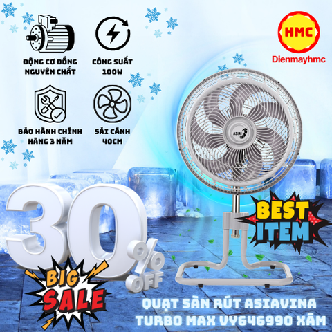 Quạt Sàn Rút Asiavina Turbo Max VY646990
