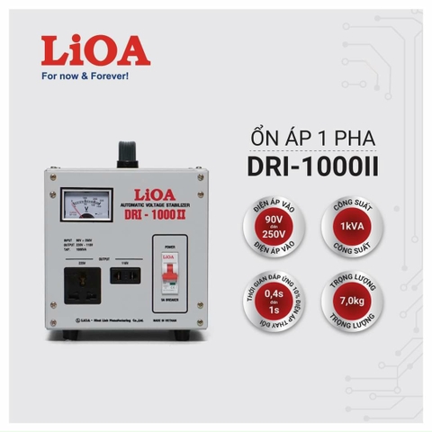 Video - ỔN ÁP LIOA 1 PHA – 1kVA dùng cho máy tính