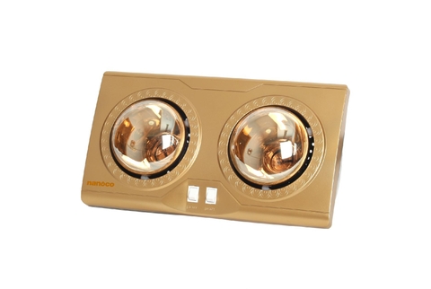 Đèn Sưởi Gắn Tường Hai Bóng Nanoco NBH649G