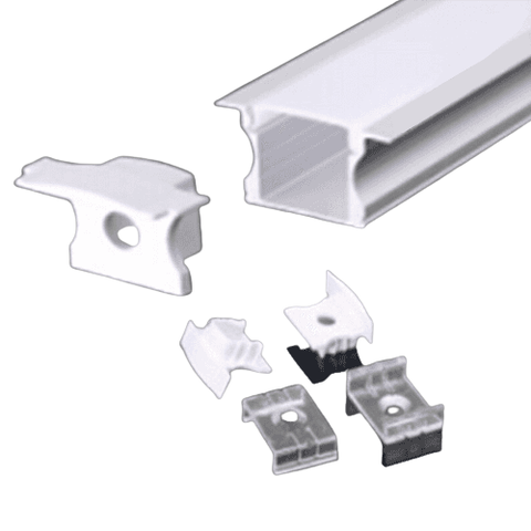 Nẹp Nhôm Dùng Cho LED Dây Trong Nhà Nanoco NST-AB2414
