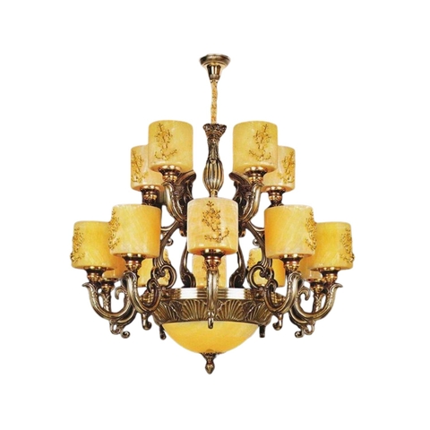 Đèn Chùm Đồng Cao Cấp Nam Long Netviet NC 029/10+5