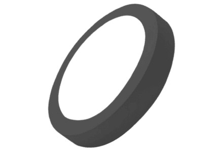 Đèn Ốp Trần Nổi Hình Tròn Viền Đen Nanoco NPL18RB