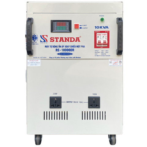 Ổn Áp Standa 1 Pha 10kVA RS-10000DR (90V–250V)