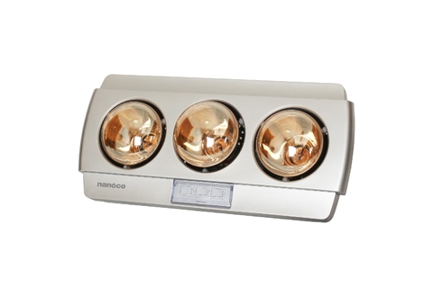 Đèn Sưởi Gắn Tường Ba Bóng Nanoco NBH641S