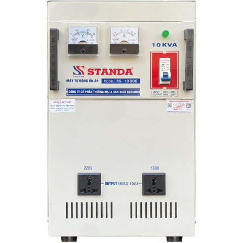 Ổn Áp Standa 1 Pha 10kVA RS-10000 (150V-250V)