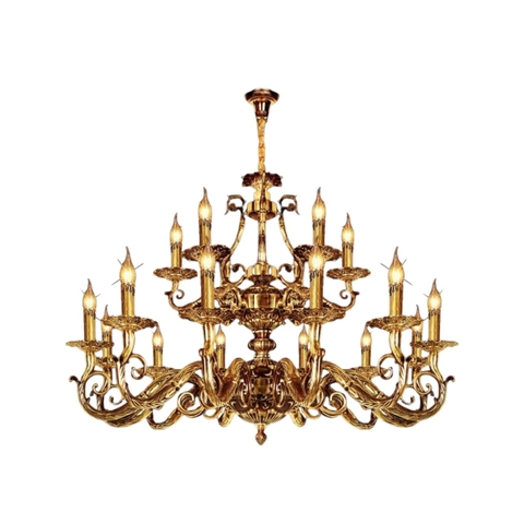 Đèn Chùm Đồng Cao Cấp Nam Long Netviet NC 031/12+6