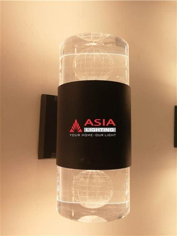 Đèn Tường 2 Đầu Hình Địa Cầu - Thân Màu Đen Asia Lighting DTU-DC-02