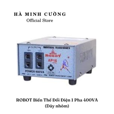 Biến Thế Đổi Điện 1 Pha Robot 400VA