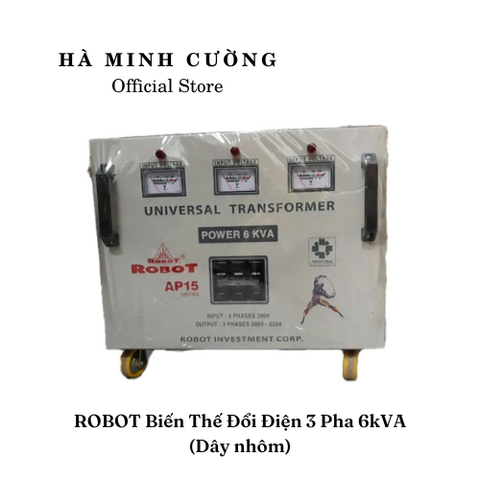 Biến Thế Đổi Điện 3 Pha Robot 6KVA