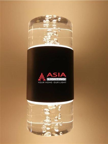 Đèn Tường 2 Đầu Hình Giọt Nước - Thân Màu Đen Asia Lighting DTU-GN-02