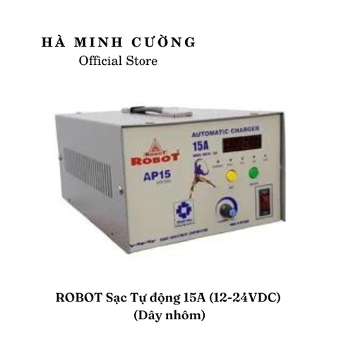 Sạc Tự Động Robot 15A (12V-24V)