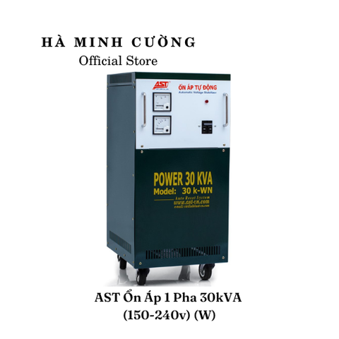 Ổn Áp AST 1 Pha 30KVA 150-240V