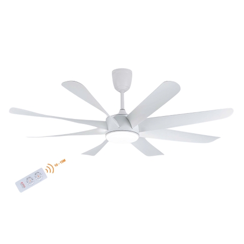 Quạt Trần Động Cơ DC Asia Lighting QT22-T-01 (Màu Trắng Sang Trọng)