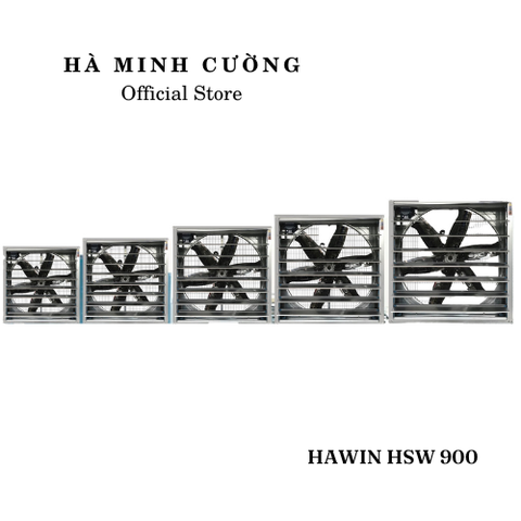 Quạt hút công nghiệp vuông gián tiếp cánh Inox HAWIN - HSW 900