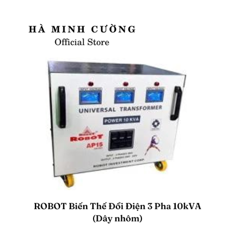 Biến Thế Đổi Điện 3 Pha Robot 10KVA