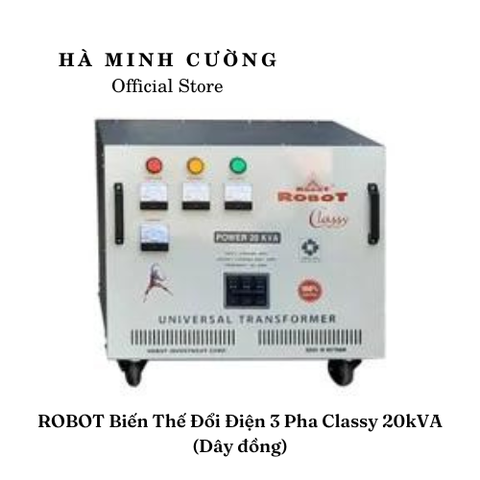 Biến Thế Đổi Điện 3 Pha Robot 20KVA (Dây đồng)