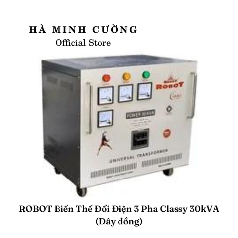 Biến Thế Đổi Điện 3 Pha Robot 30KVA (Dây đồng)