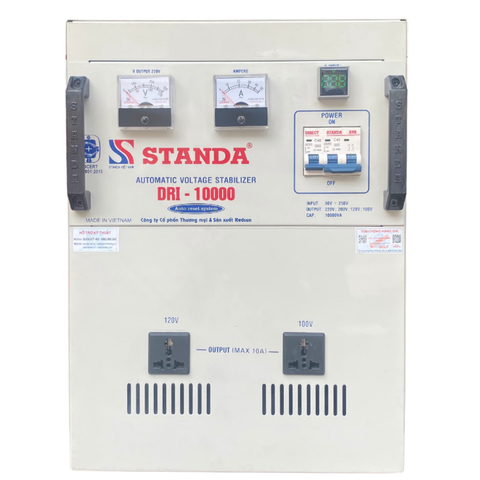 Ổn Áp Standa 1 Pha 10KVA DRI-10000 (90V-250V)