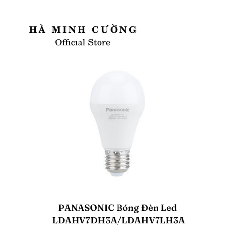 Bóng Đèn LED-Đuôi E27 PANASONIC LDAHV7DH3A/LDAHV7LH3A (ánh sáng trắng/vàng)