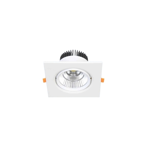 Đèn LED Downlight Âm Trần Mặt Vuông Khung Sắt Sơn Tĩnh Điện Anfaco AFC 318/1 LED 12W
