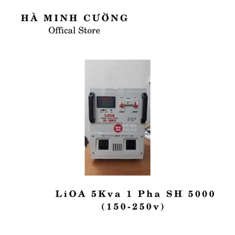 Ổn Áp LiOA 5Kva 1 Pha SH 5000 (150-250v) NEW 2020 - Đồng hồ điện tử