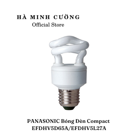 Bóng Đèn COMPACT - Đuôi E27 PANASONIC EFDHV5D65A/EFDHV5L27A (ánh sáng trắng/vàng)