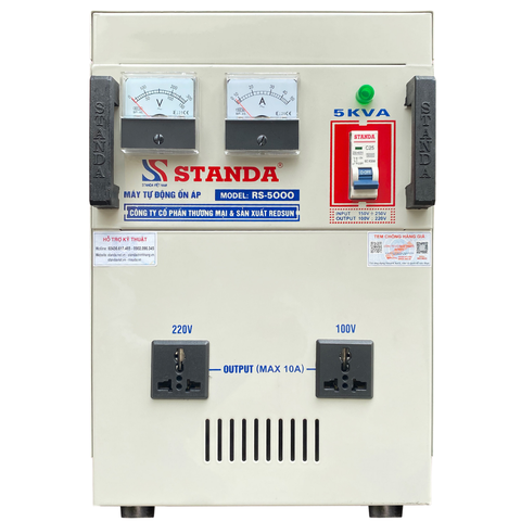 Ổn Áp Standa 1 Pha 5KVA RS-5000 (150V-250V)