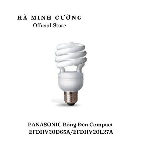 Bóng Đèn COMPACT - Đuôi E27 PANASONIC EFDHV20D65A/EFDHV20L27A (ánh sáng trắng/vàng)