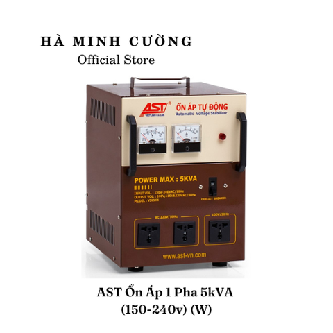 Ổn Áp AST 1 Pha 5KVA 150-240V