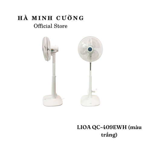 Quạt Đứng LiOA QC-409E (màu trắng, màu ghi sáng)