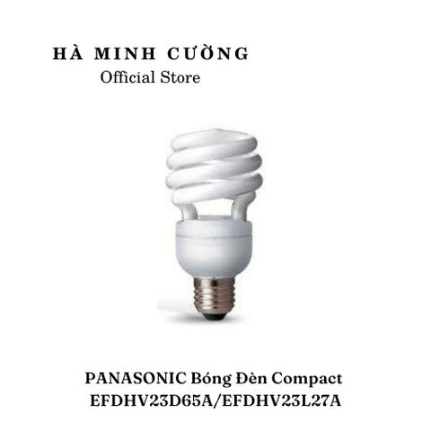 Bóng Đèn COMPACT - Đuôi E27 PANASONIC EFDHV23D65A/EFDHV23L27A (ánh sáng trắng/vàng)