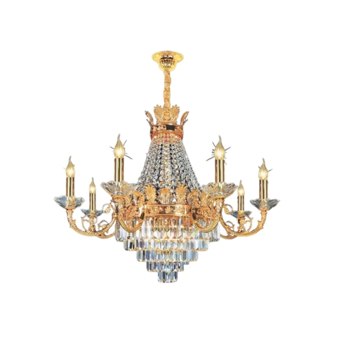 Đèn Chùm Đồng Cổ Điển Nam Long Netviet NC 0261/8