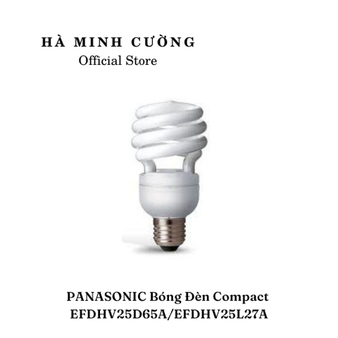 Bóng Đèn COMPACT - Đuôi E27 PANASONIC EFDHV25D65A/EFDHV25L27A (ánh sáng trắng/vàng)