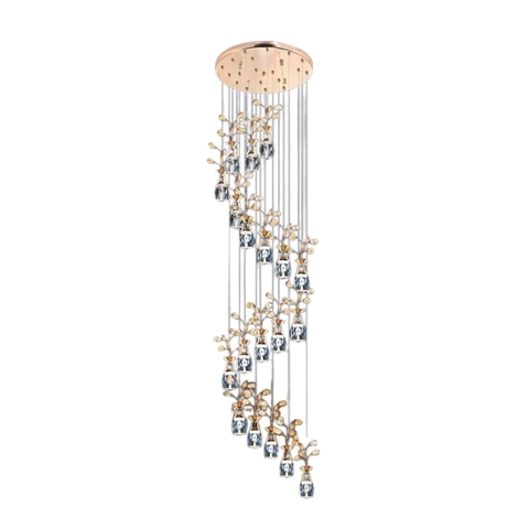 Đèn Chùm Led Trang Trí Ánh Sáng Trung Tính Nam Long Netviet NC 307/19